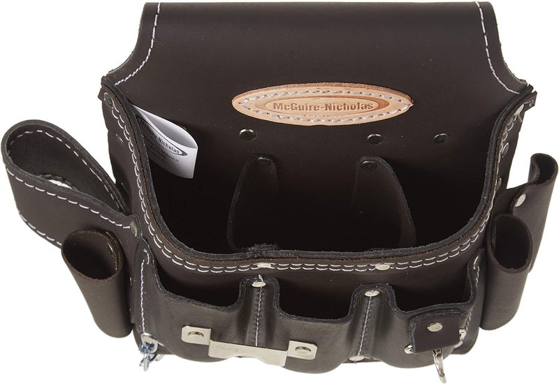 McGuire-Nicholas 526-CC Brown Professional Electrician'S Pouch, oil tanned leather - Image 2